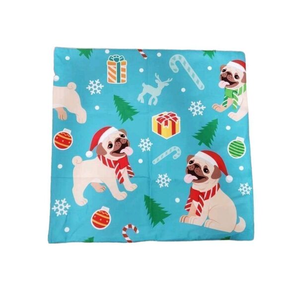 Pug Christmas Pillow Cover - Picture 5 of 7